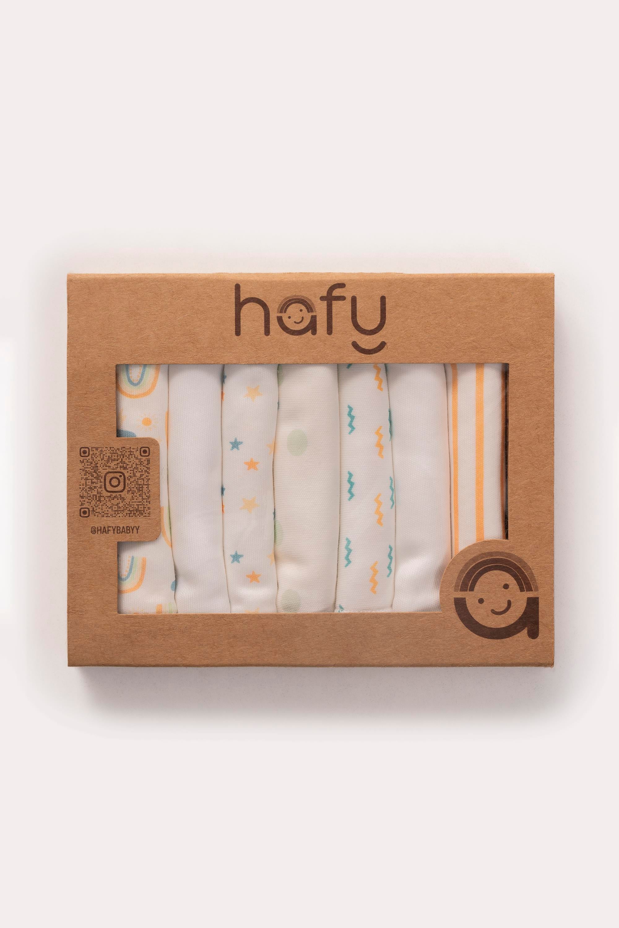 Hafy 7'li Bebek Mendili – Yıldızlı Düşler