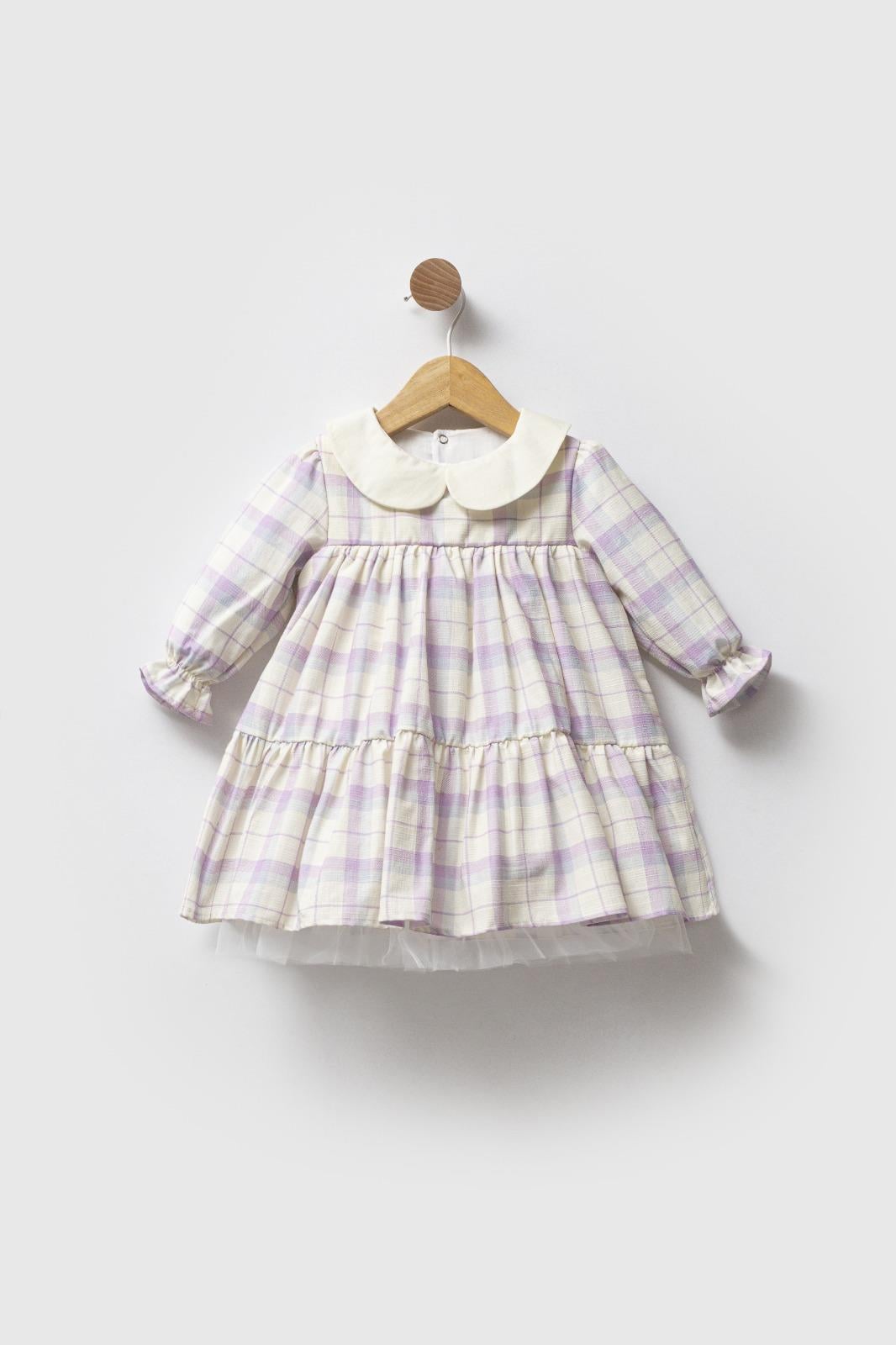 Kareli Müslin Elbise - Desen 2