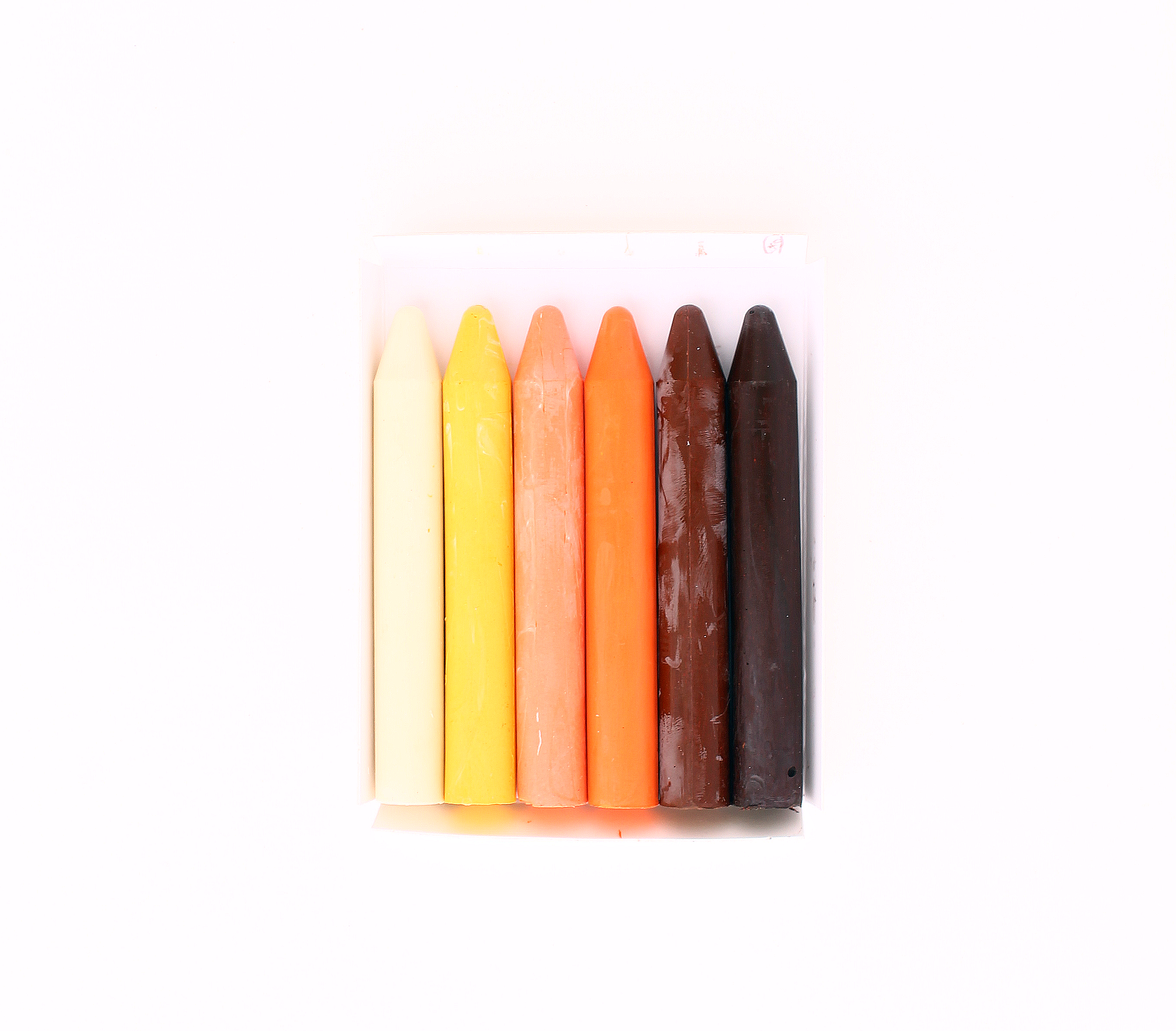 Colorz 6 Renk Sert Balmumu Ten Renkleri Kalem Pastel Boya Seti