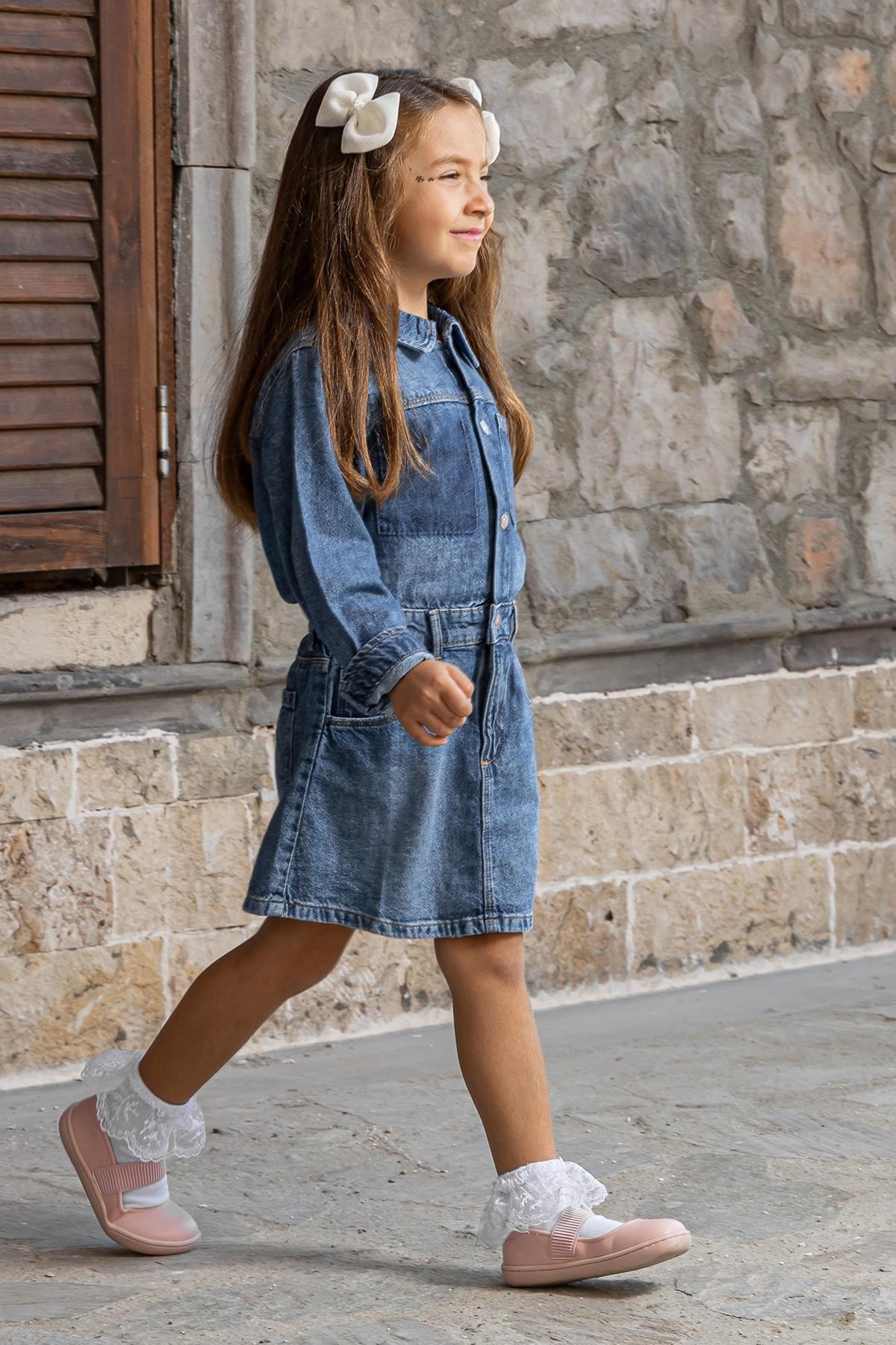 HOPFRÖG Smart Walker Mary Jane Havalı Pembe Barefoot Kız Çocuk Babet