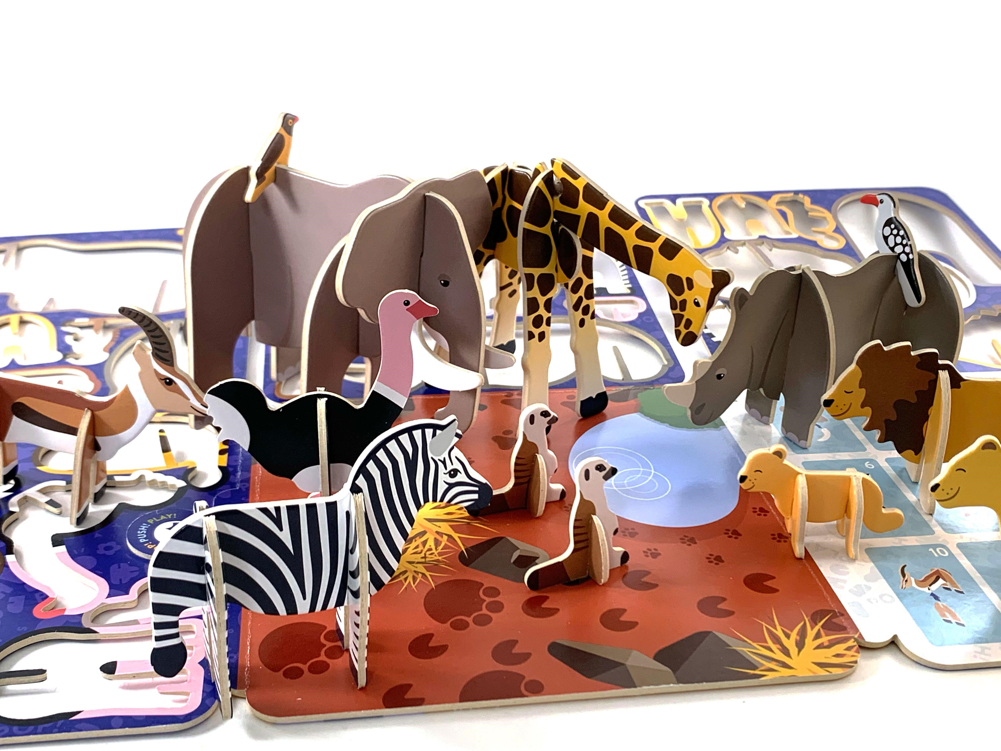 PlayPress Story Playset Savannah Animals