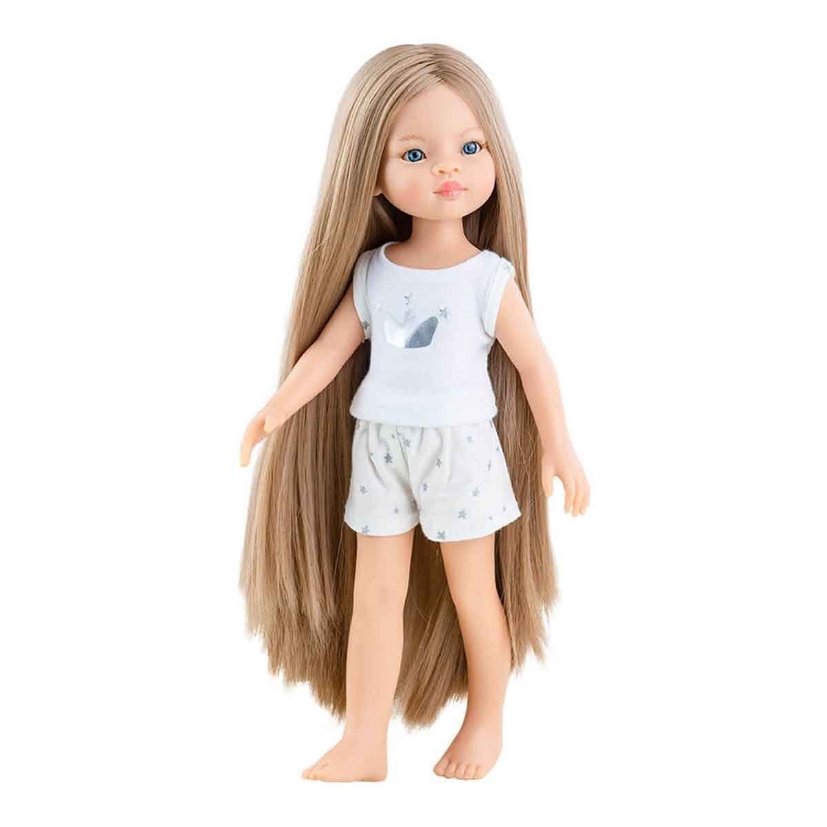 Paola Reina Manica Amiga Pijamalı Oyuncak Bebek 32 cm | İspanya Üretimi - 13208