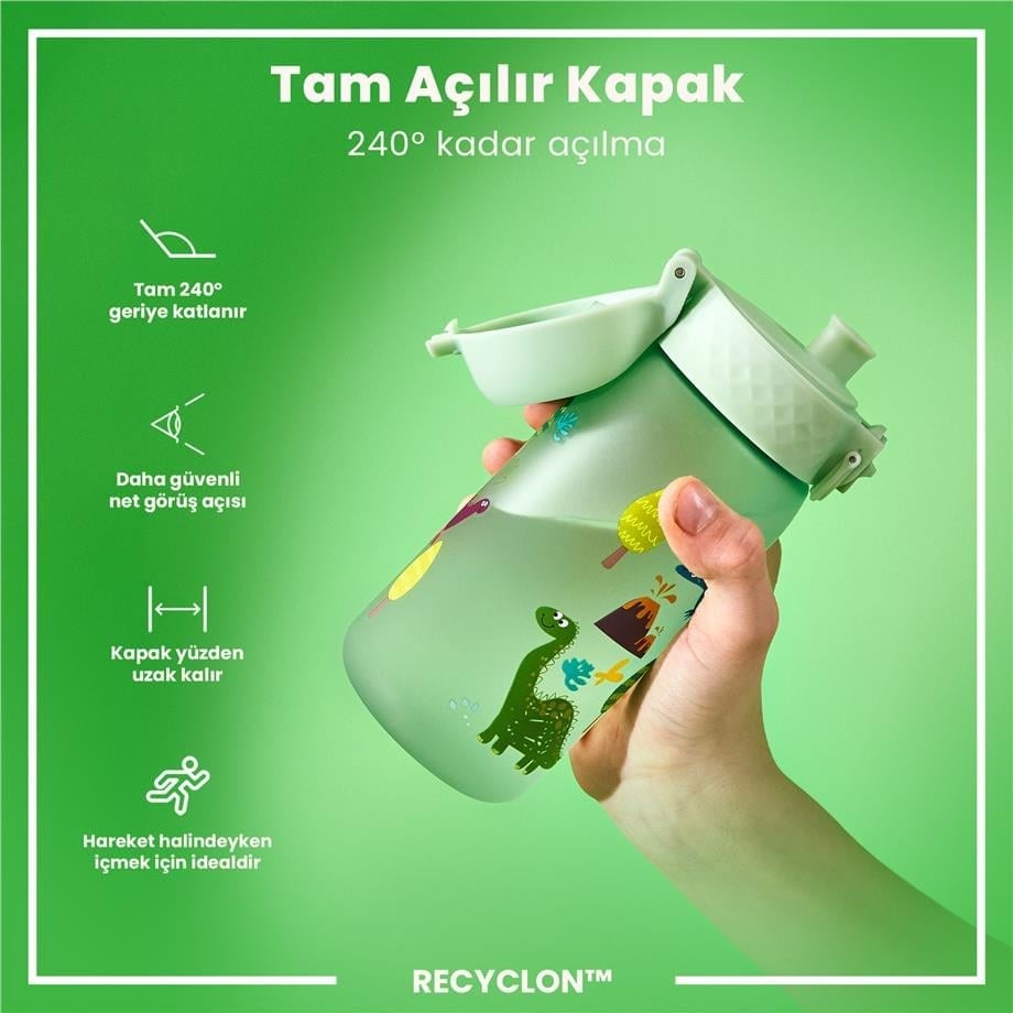 ION8  Çocuk  Suluk - Dinozorlar- 350 ml - Sızdırmaz