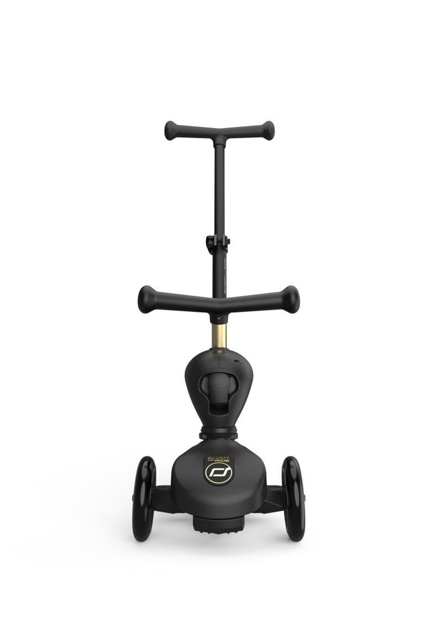 Scoot and Ride Push and Go Ebeveyn Kontrollü Çocuk Scooter Black&Gold Limited Edition
