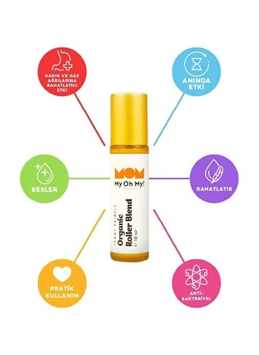 My Oh My Naturals Tummy Twinkle | Karın ve Gaz Ağrılarına Destek Organik Roller