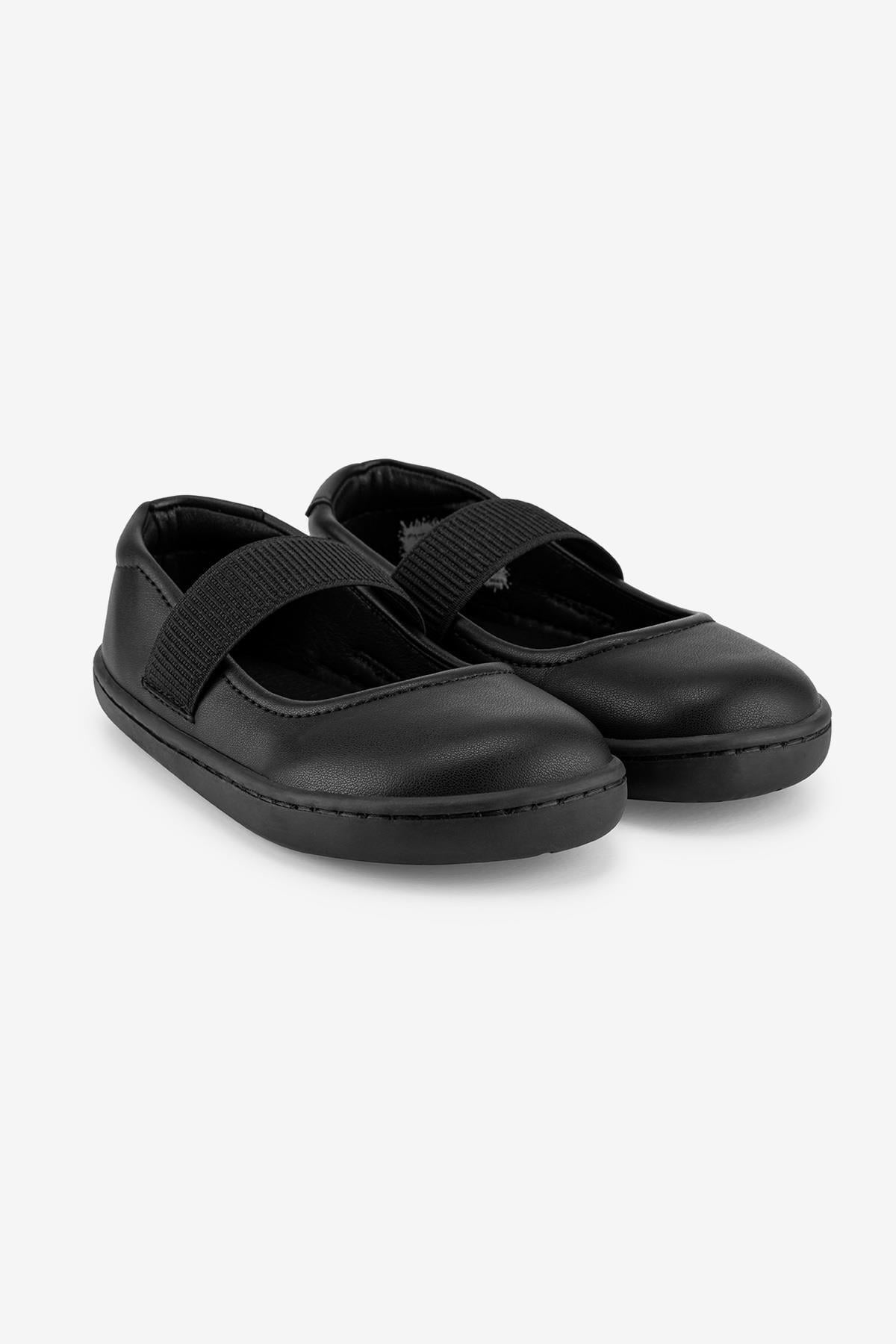 HOPFRÖG Smart Walker Mary Jane Havalı Siyah Barefoot Kız Çocuk Babet