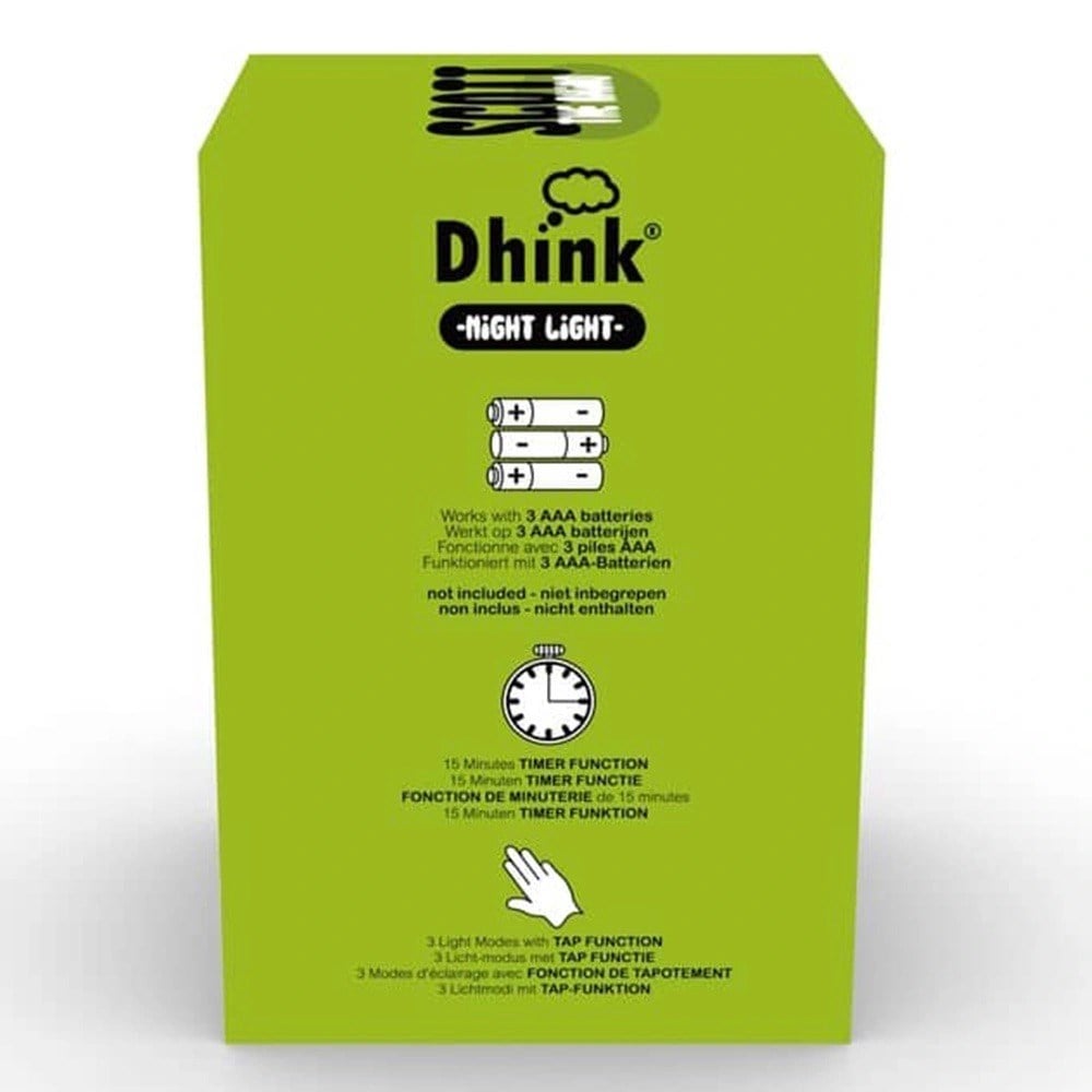 DHINK  Rhino Scott Silikon Yeşil Gece Lamba