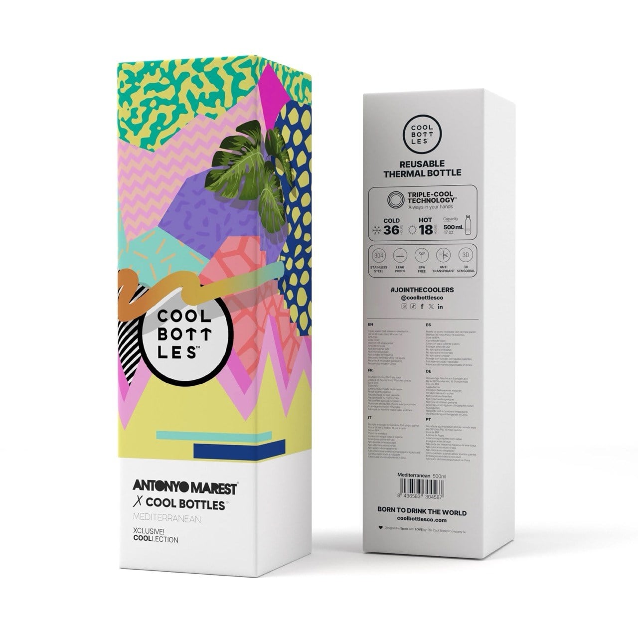 Cool Bottle  The Bottle Antonyo Marest-Mediterranean  500ml