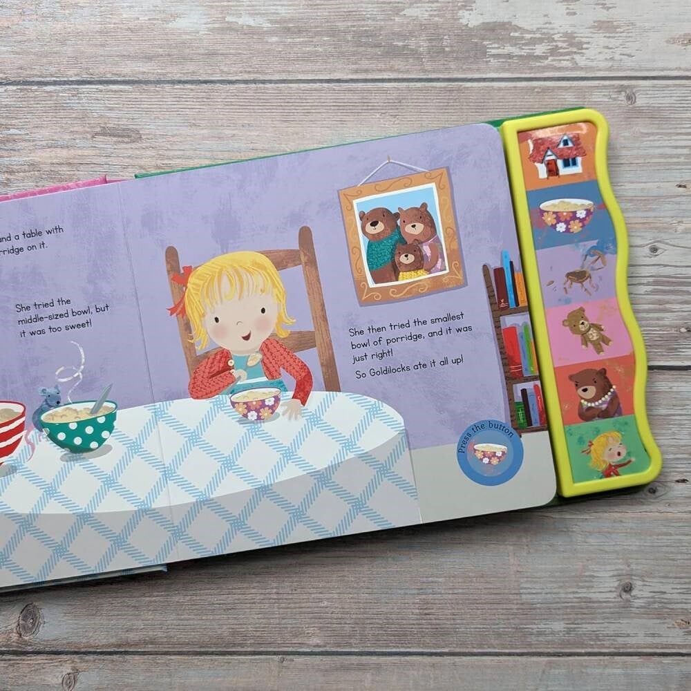 North Parade Publishing Goldilocks İngilizce Sesli Kitap Fairy Tale Sound Book ( 6 Button)