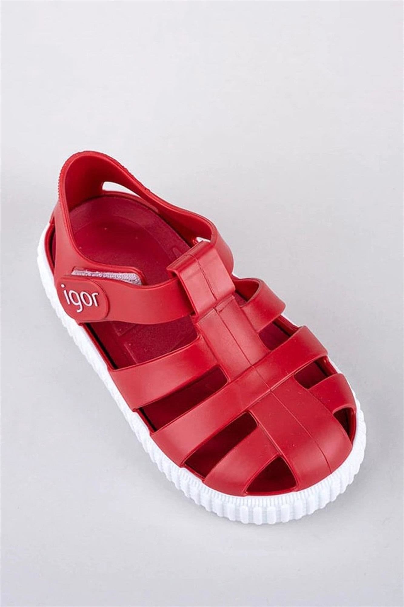 Igor Nico S10289-005  Rojo / Red Çocuk Sandalet