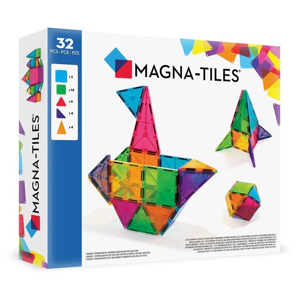 MAGNA TILES Clear Color Manyetik Blok Seti 32 Parça
