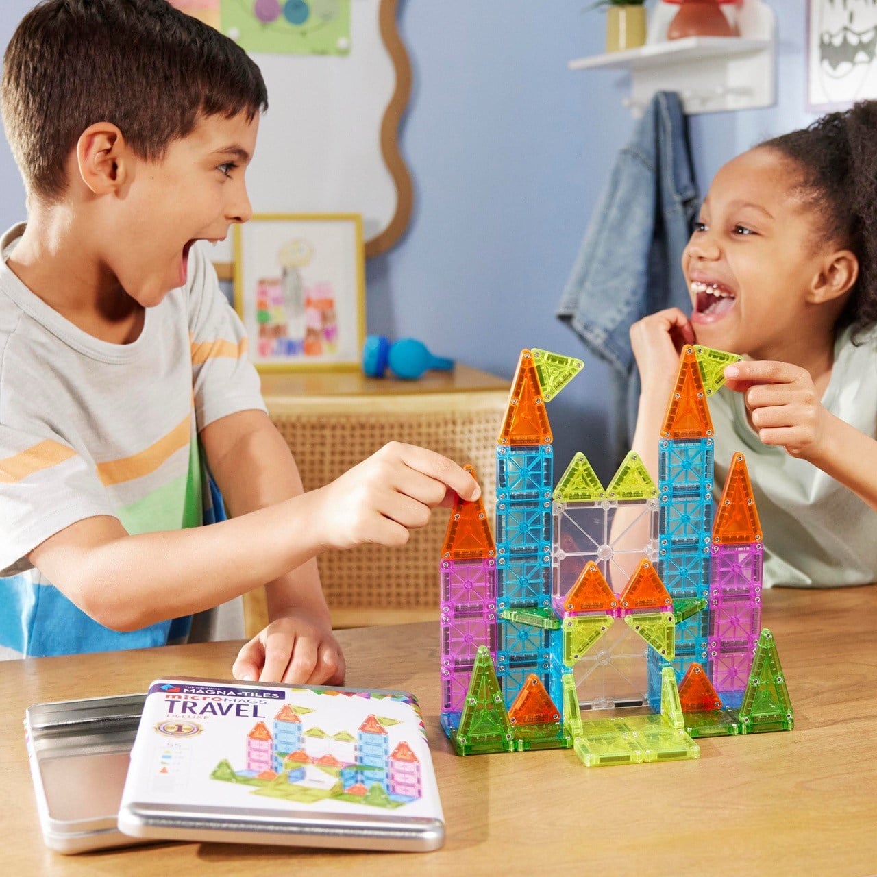 MAGNA-TILES microMAGS Travel Deluxe Seyahat Seti Manyetik Bloklar (55 Parça)