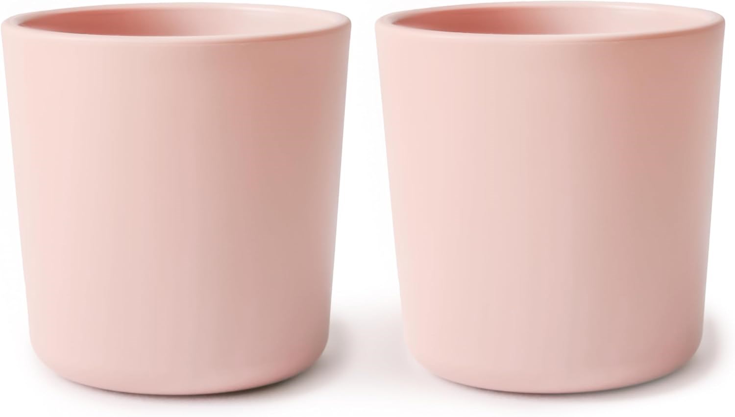 Mushie Dinnerware Cups For Kids Blush