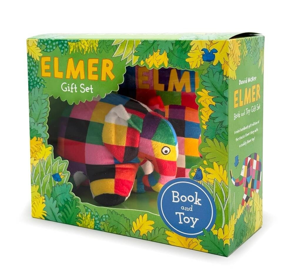 Andersen Press Elmer Book and Toy Gift Set