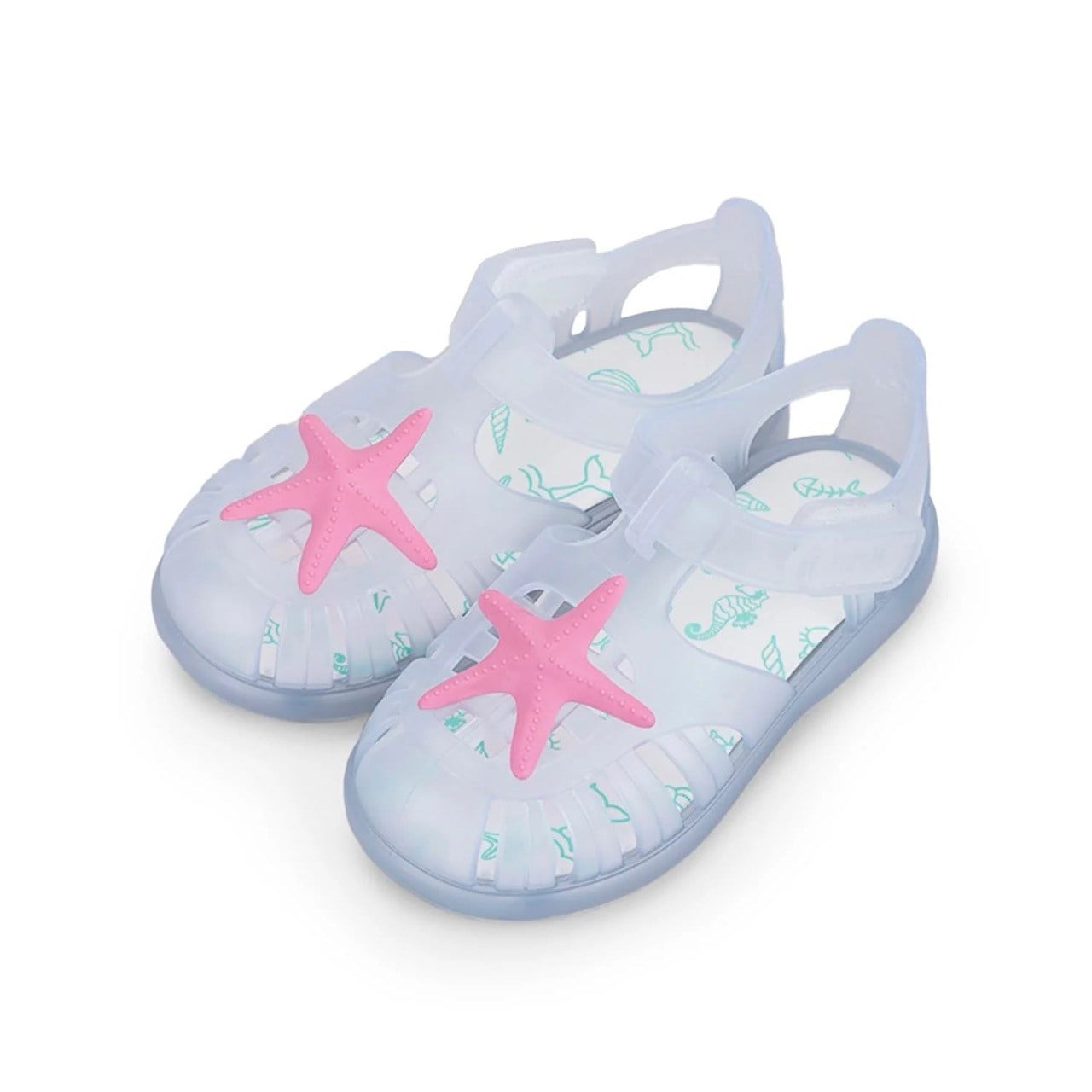 Igor Tobby Velcro Estrella S10234-104 Beyaz / Fuşya ( Blanco / Fuchia) Çocuk Sandalet