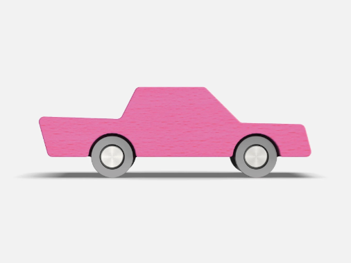 Way to Play Back & Forth Car - Pink - Araba - Pembe