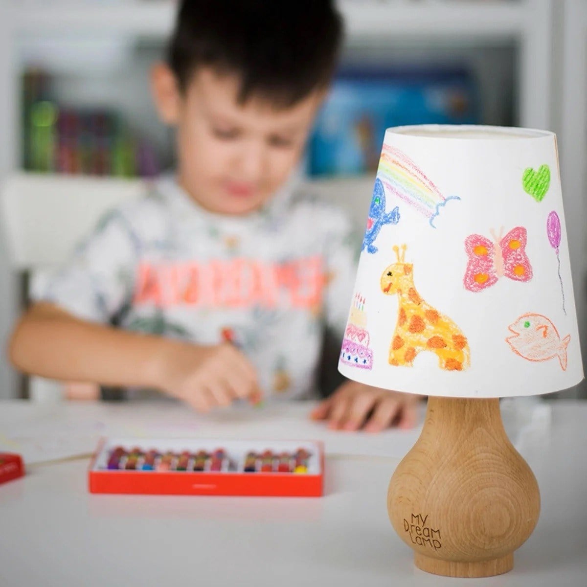 My Dream Lamp Gece Lambası Ahşap 01