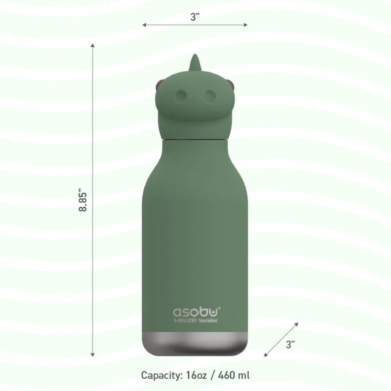 Asobu Bestie Bottle - Dinosaur 460 Ml