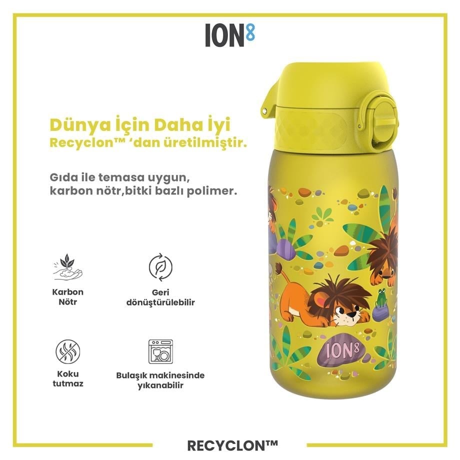 ION8  Çocuk  Suluk - Bebek Aslanlar - 350 ml - Sızdırmaz
