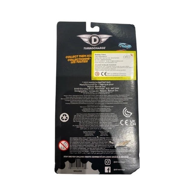 Driven 4lü Çek Bırak Araba Seti - Mavi, Kırmızı, Mor, Sarı