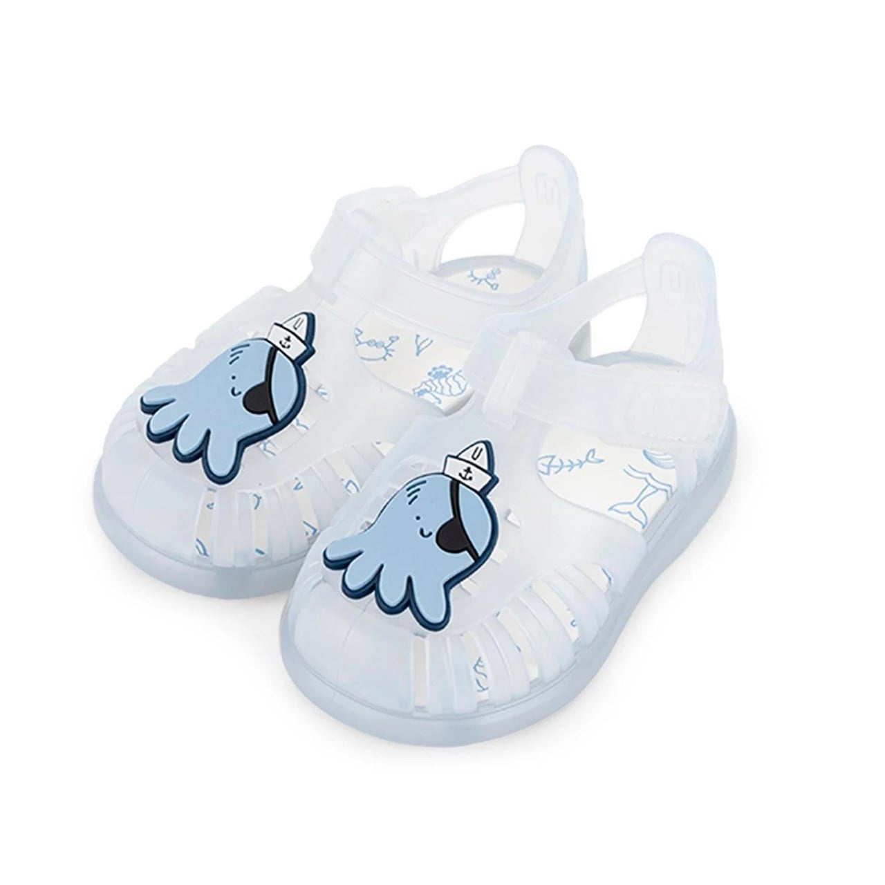 Igor Tobby Velcro Pirata  S10320-270 Beyazc/ Açık Mavi (Blanco Celeste) Çocuk Sandalet