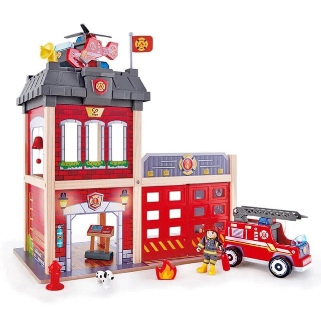 Hape Şehir İtfaiye İstasyonu E3023- Fire Station (13 Parça)