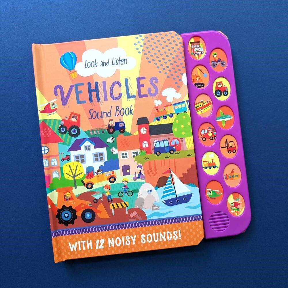 North Parade Publishing Vehicles İngilizce Sesli Kitap (12 Button)