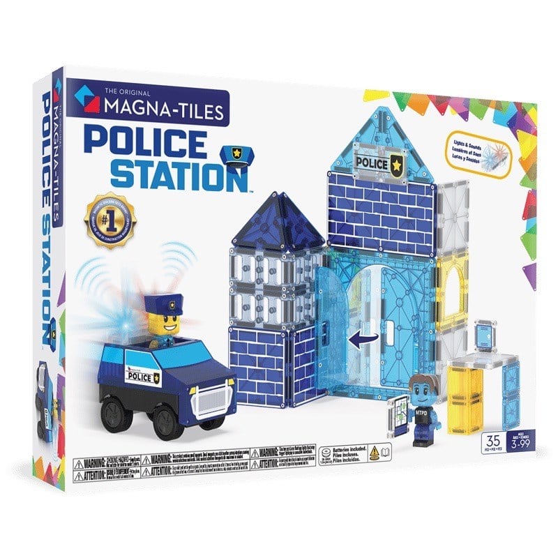 MAGNA-TILES Police Station Manyetik Bloklar (35 Parça)
