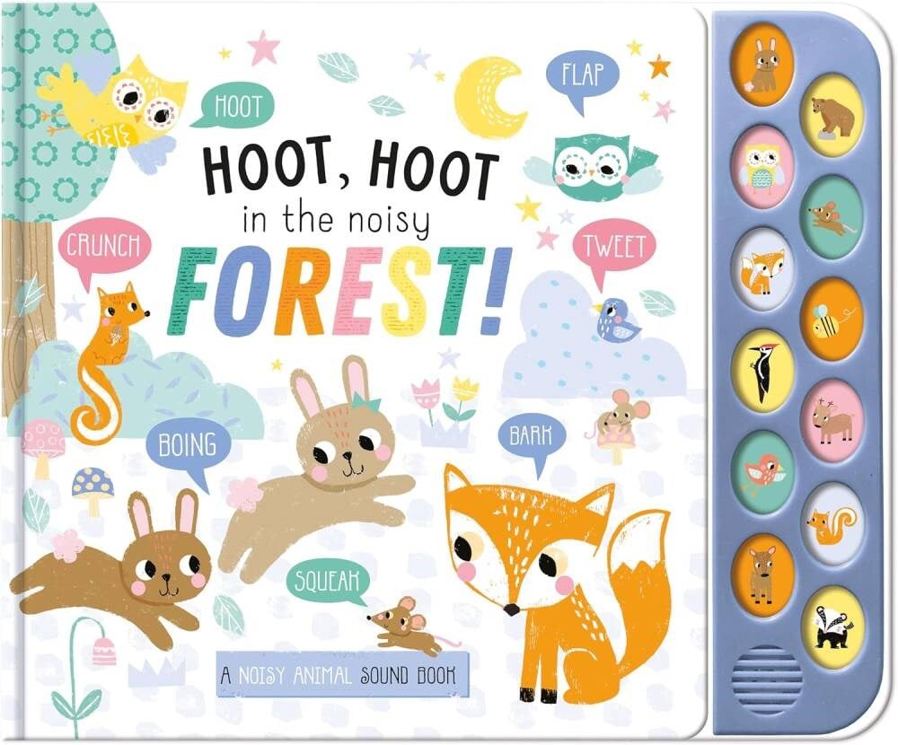 North Parade Publishing Hoot Hoot In The Noisy Forest İngilizce Sesli Kitap (12 Button)