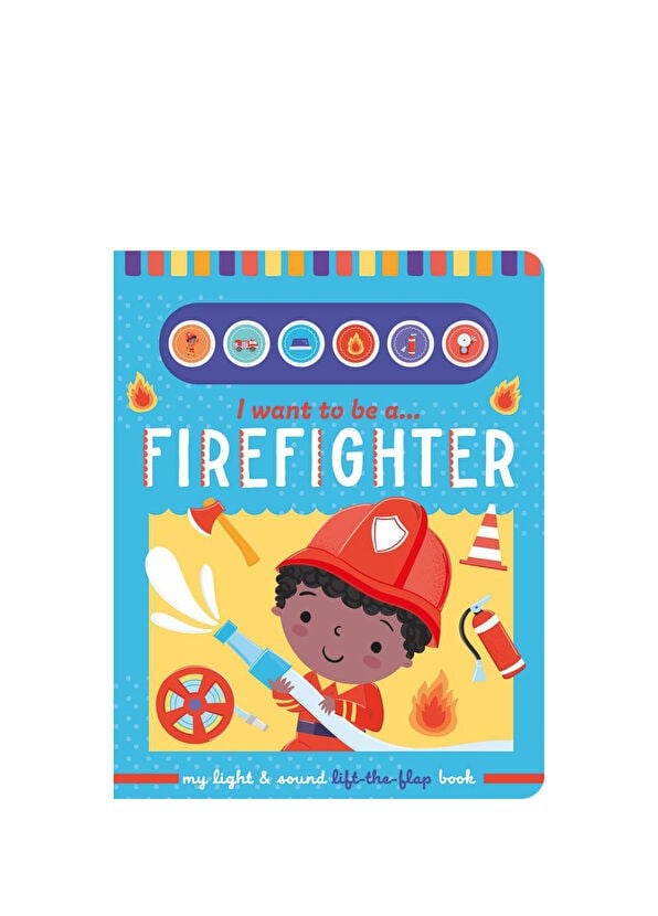 North Parade Publishing Firefighter Light and Sound Book  İngilizce  Sesli Çocuk Kitabı  (6 Button)