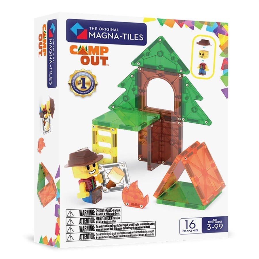 MAGNA-TILES  Camp Out Manyetik Bloklar (16 Parça)