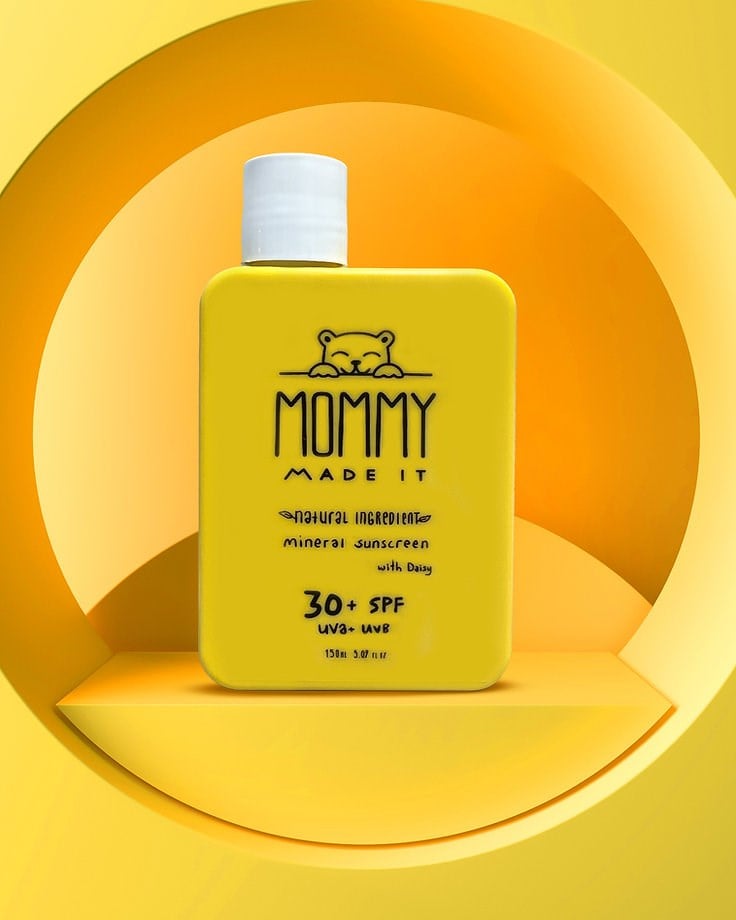 Mommy Made It Mineral Güneş Kremi %100 Temiz Içerikli 30 Spf Uva Uvb suya dayanıklı
