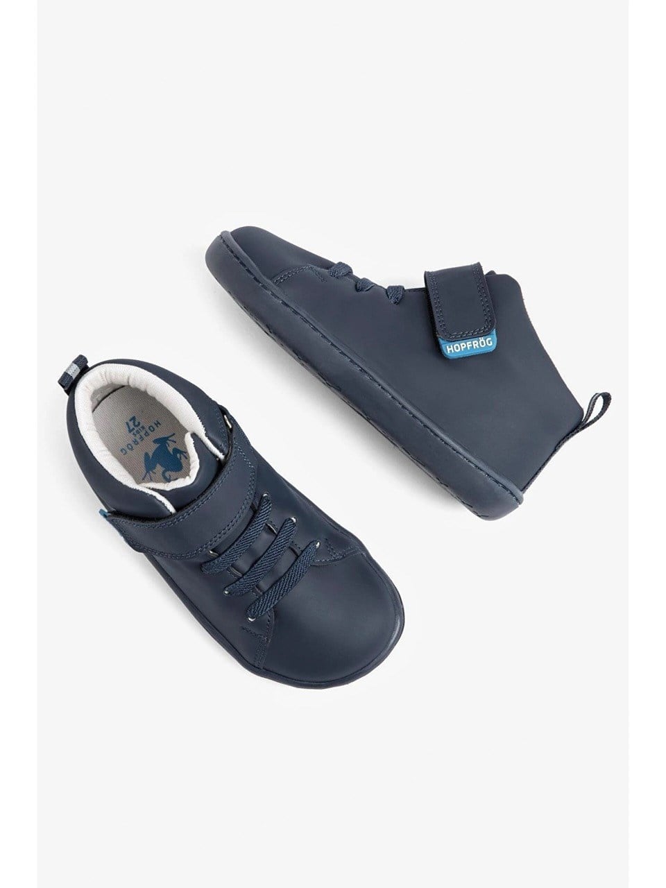 HOPFRÖG Smart Walker High Top Süper Mat Lacivert Barefoot Çocuk Botu