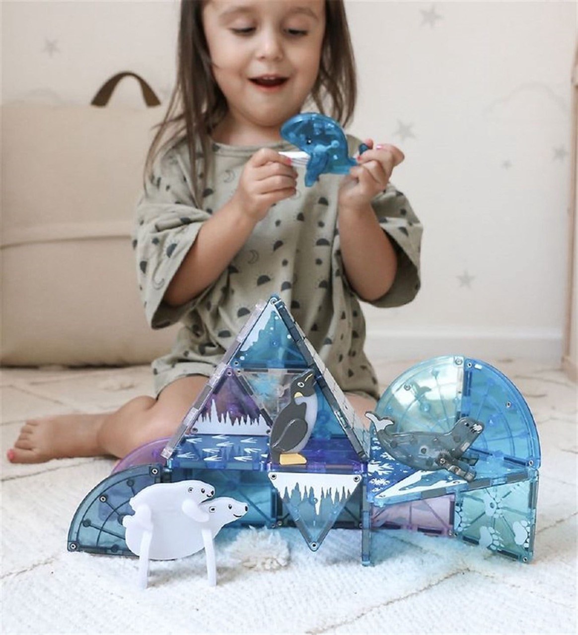 MAGNA-TILES Kuzey Kutbu Manyetik Bloklar (25 Parça)