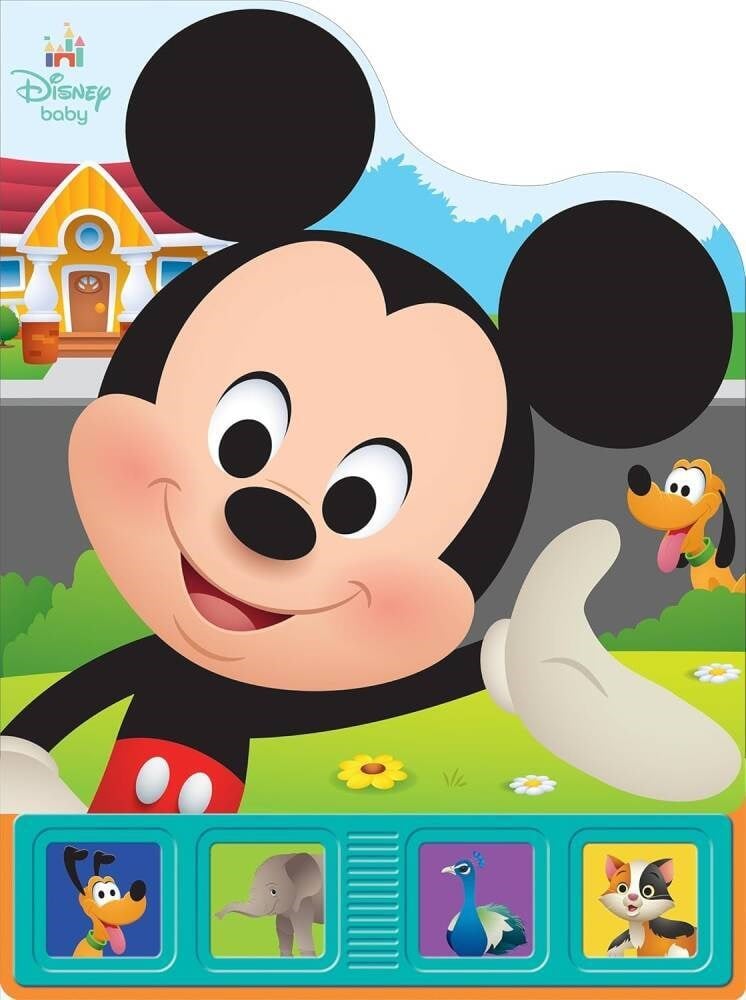 Pi Kids Disney: Baby Mickey Sesli İngilizce Kitap (4 Button)