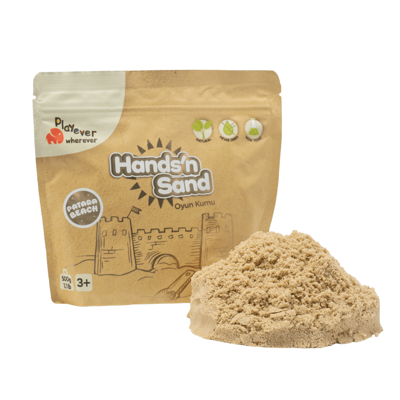 Playever Handsn Sand Doğal Kinetik Kum 500gr - Naturel