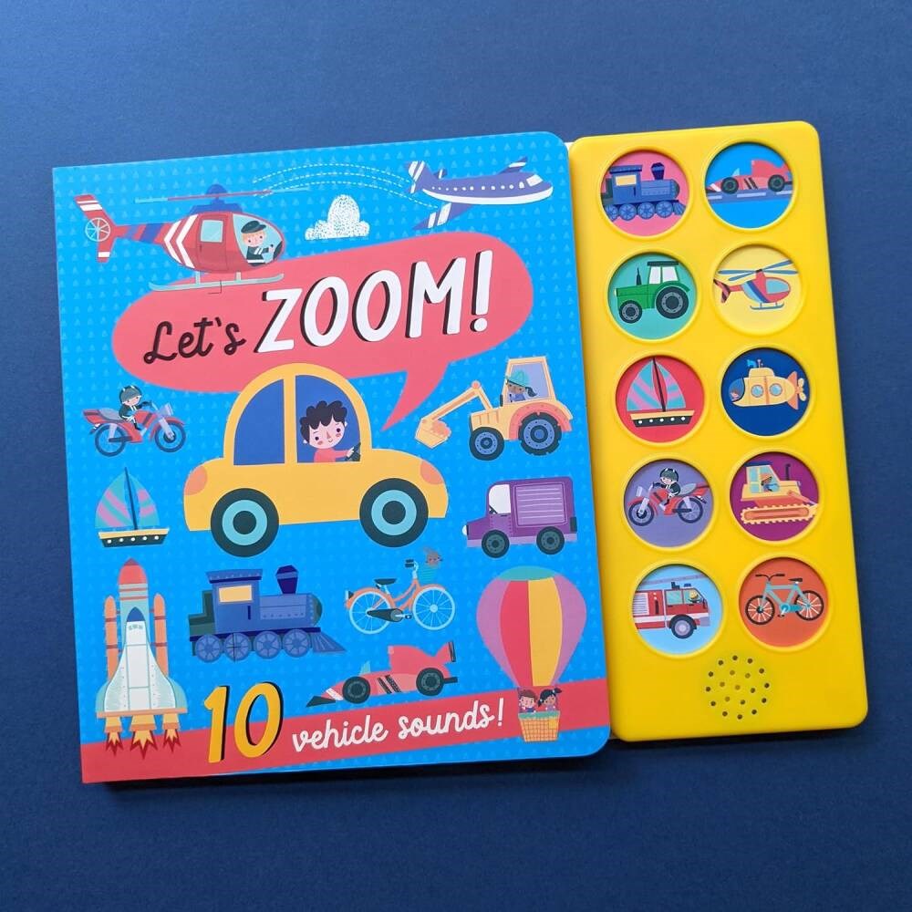 North Parade Publishing Lets Zoom İngilizce Sesli Kitap (10 Button)