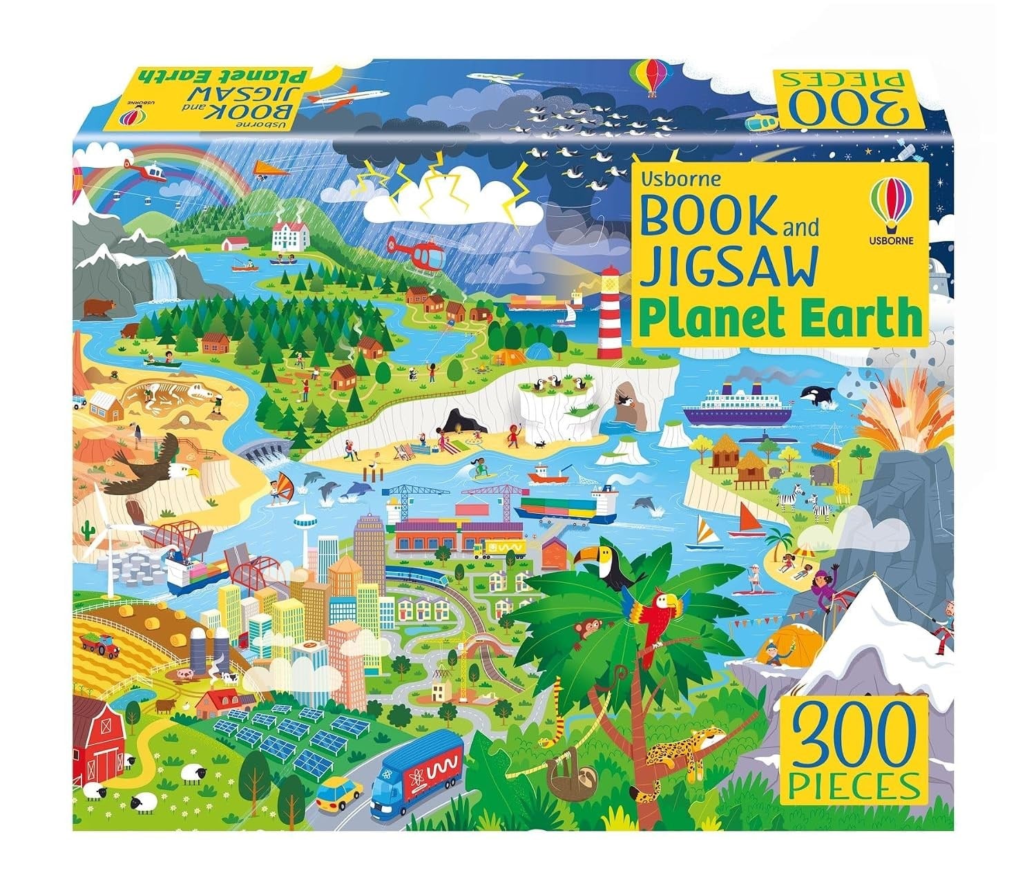 Usborn Book and Jigsaw Planet Earth  Puzzle (300 Parça)