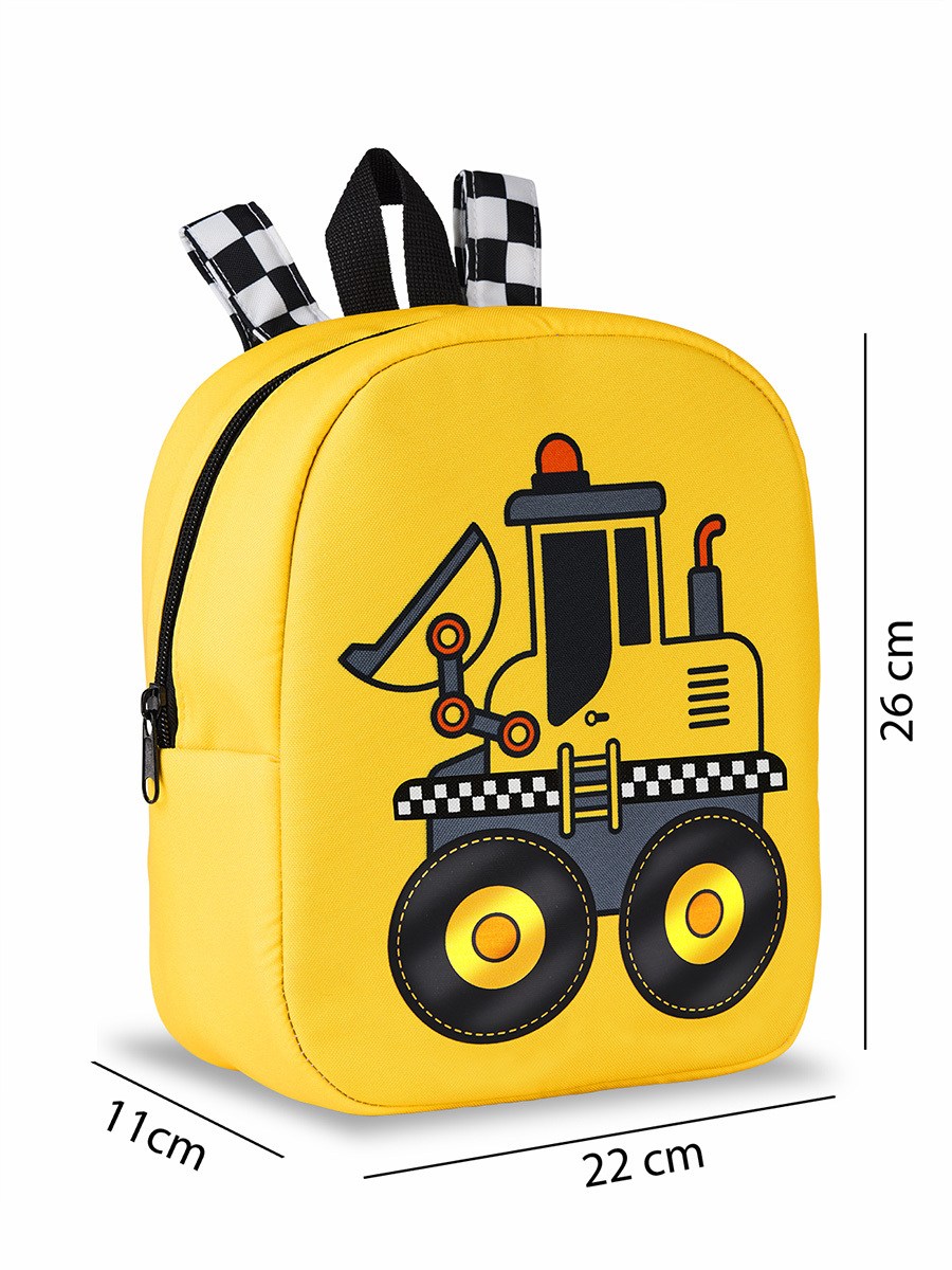 Denokids Bulldozer Erkek Çocuk Okul Sırt Çantası