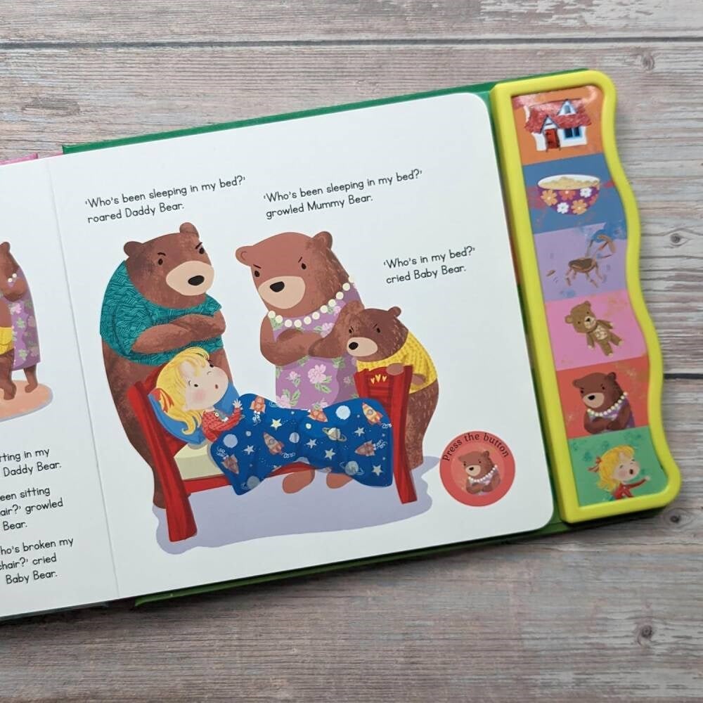 North Parade Publishing Goldilocks İngilizce Sesli Kitap Fairy Tale Sound Book ( 6 Button)