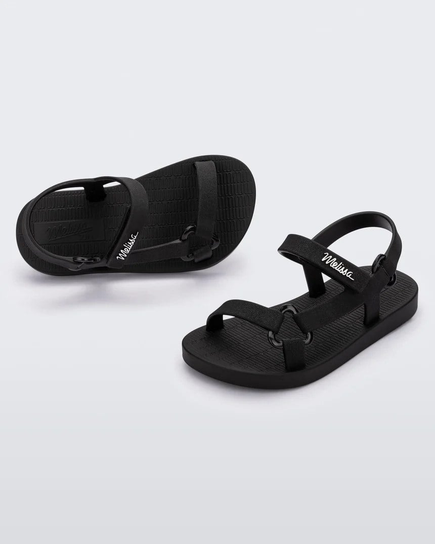 Mini Melissa Sun Downtown Siyah  Kız Çocuk Sandalet 35771