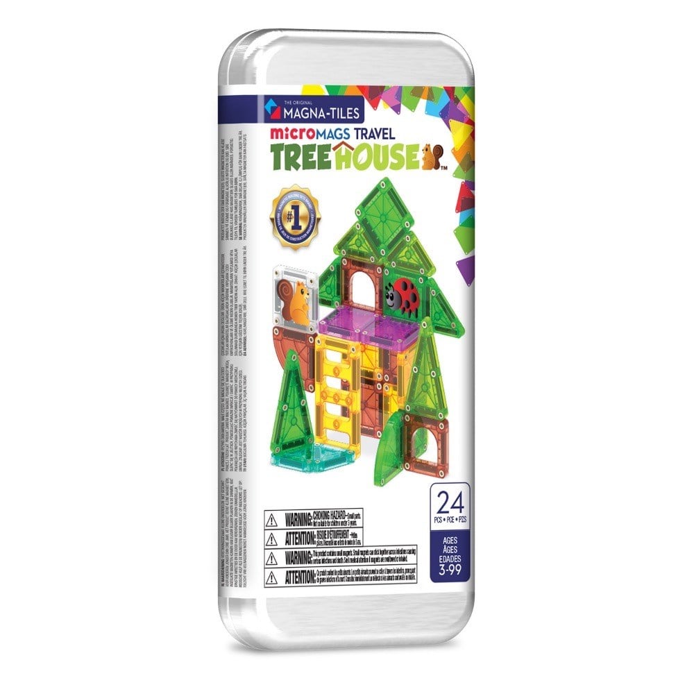 MAGNA-TILES  Travel Set  Ağaç Ev  (24 Parça)