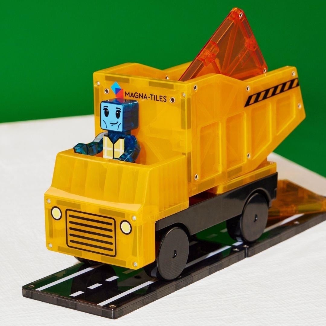 MAGNA-TILES Builder İnşaat XL Manyetik Bloklar (50 Parça)