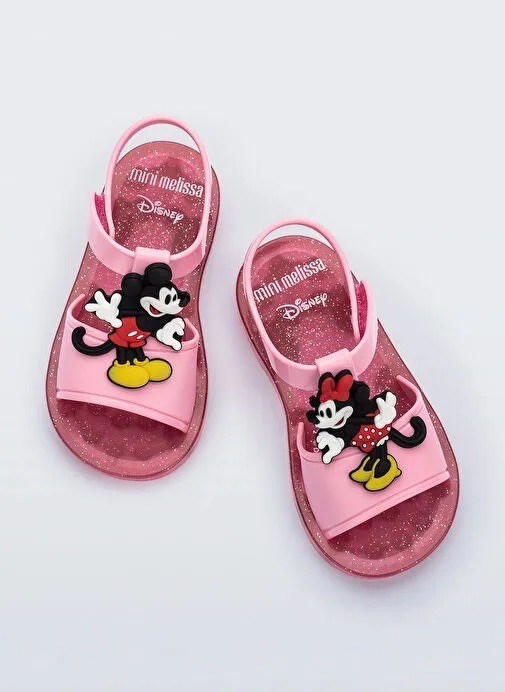 Mini Melissa Play + Mickey E Minnie BB Pembe Kız Çocuk Sandalet 35982