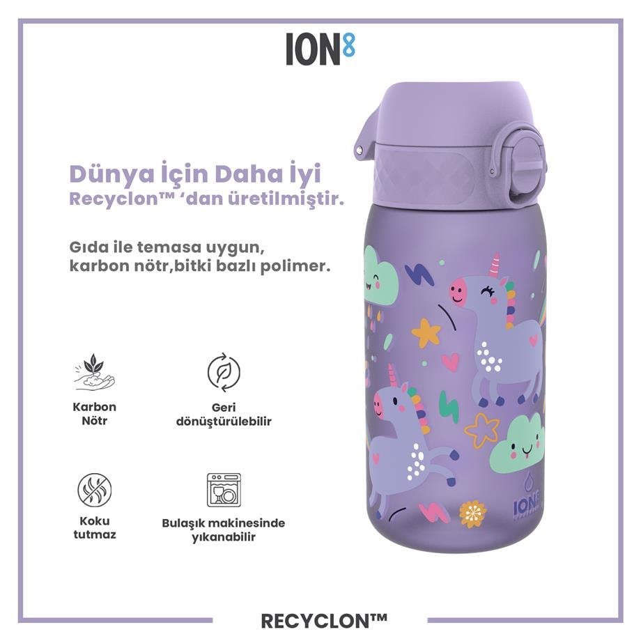ION8  Çocuk  Suluk - Unicorn - 350 ml - Sızdırmaz