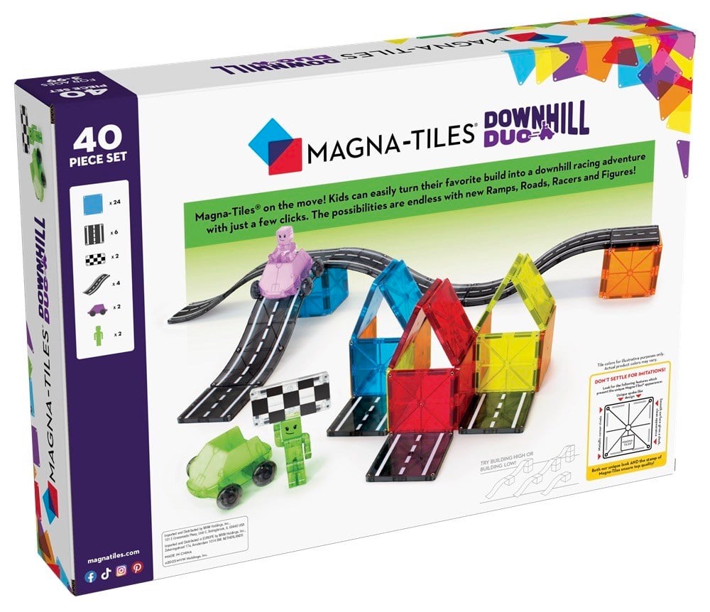 MAGNA-TILES Downhill Duo Manyetik Bloklar (40 Parça)