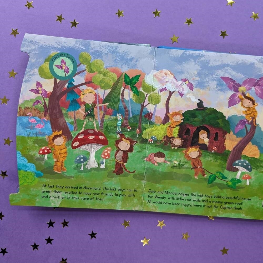 North Parade Publishing Peter Pan Fairy Tale Sound Book İngilizce Sesli Kitaplar ( 6 Button)