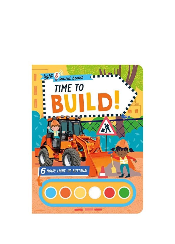 North Parade Publishing Time to Build Light & Sound İngilizce Sesli Kitap (6 Button)
