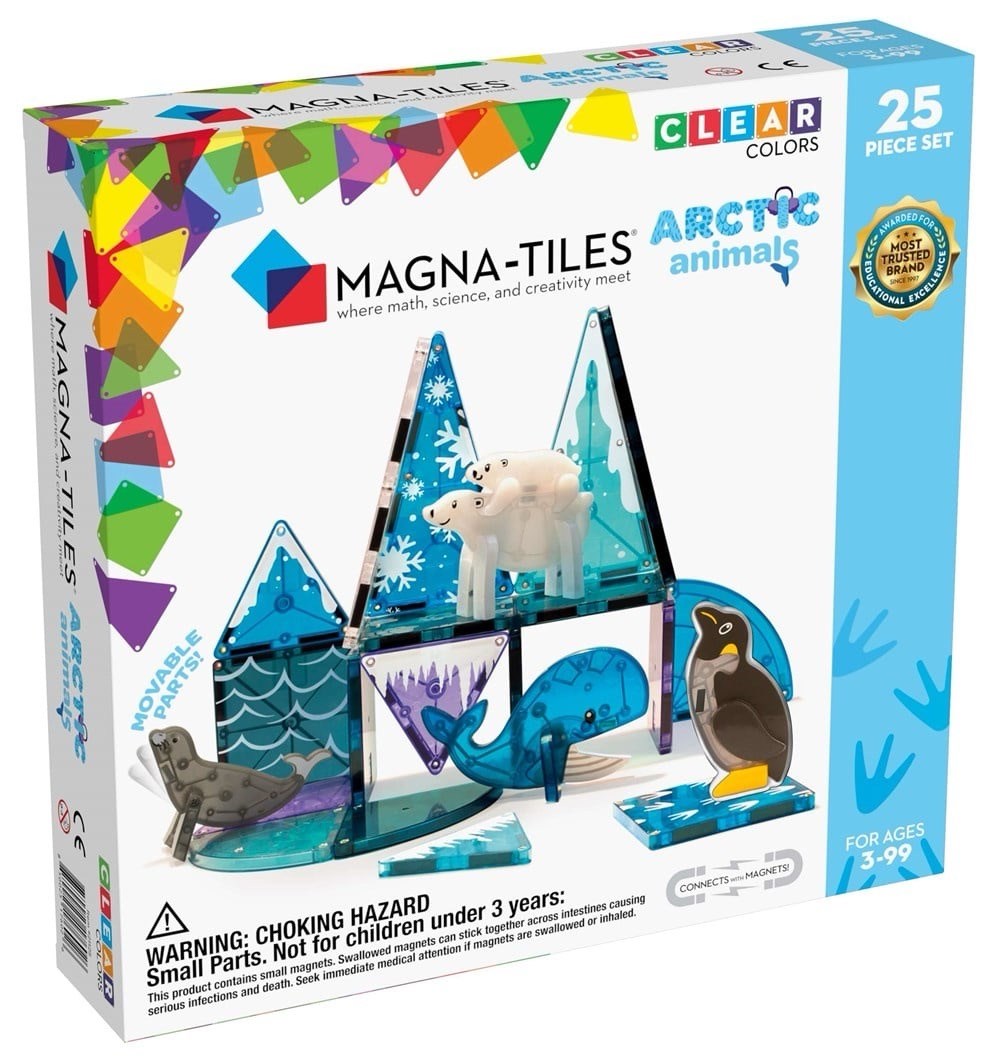 MAGNA-TILES Kuzey Kutbu Manyetik Bloklar (25 Parça)