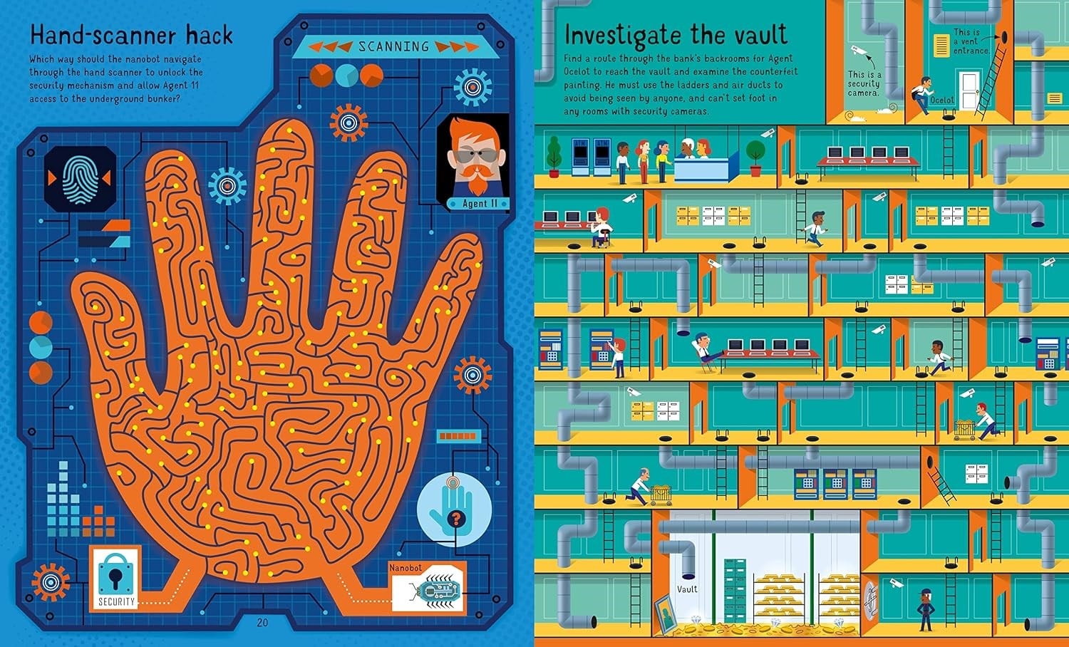 Usborn Book and Jigsaw Spy Maze  Puzzle (300 Parça)
